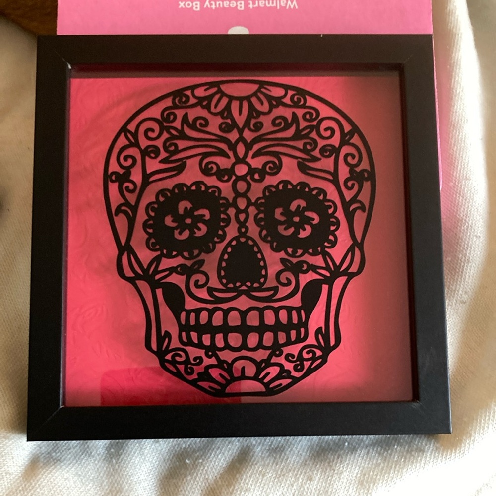 Black Sugar Skull Wall Art